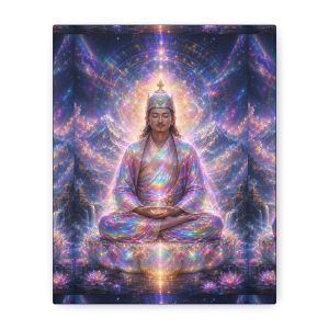 Lotus Master Rinpoche Meditative Canvas Print