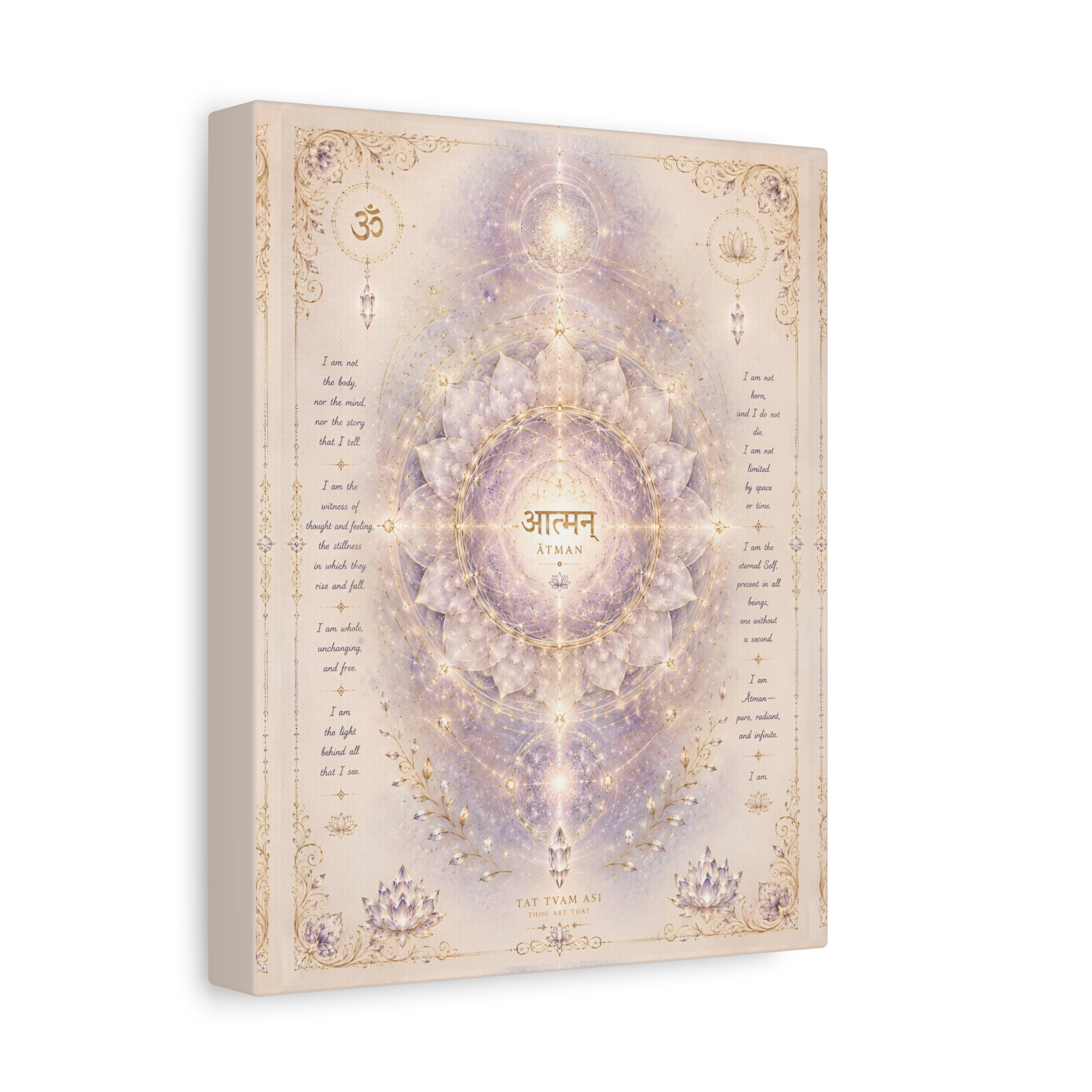 Atman Meditation Frequency Art Print, Canvas Matte Stretched - Image 2