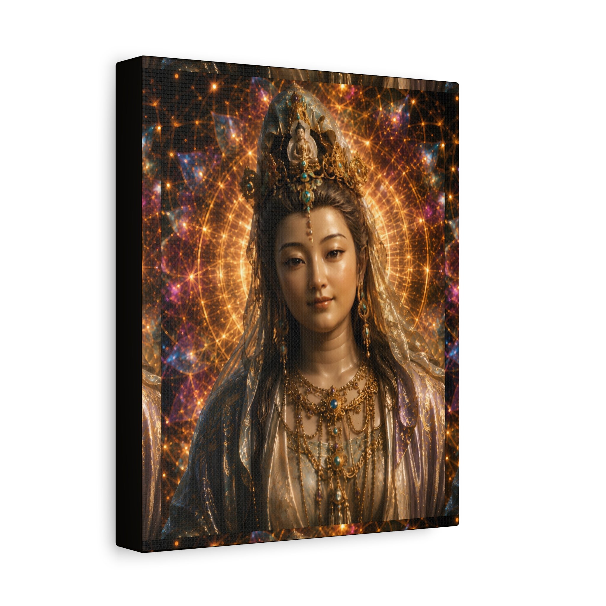 Goddess Quan Yin Matte Canvas Wall Art - Image 2
