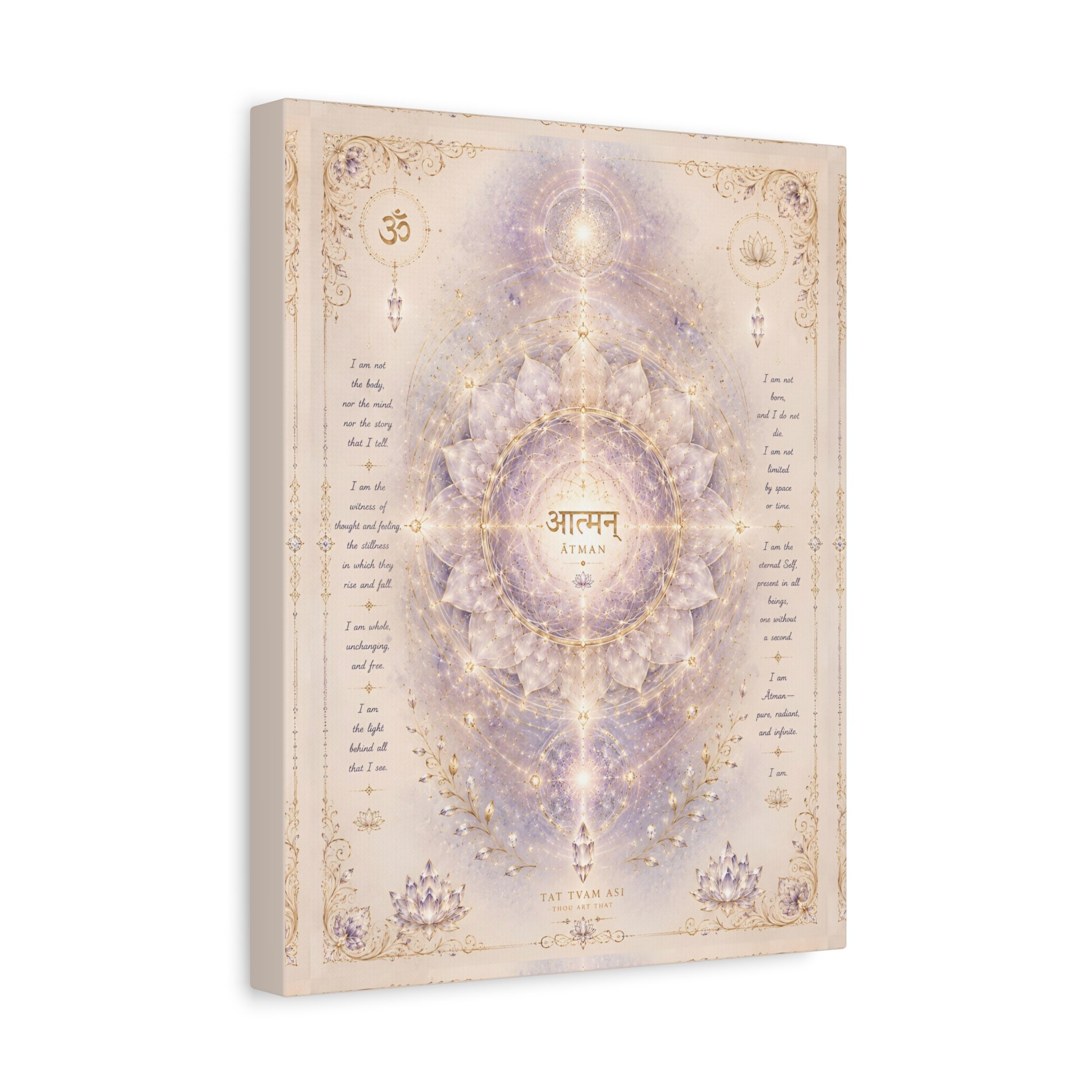 Atman Meditation Frequency Art Print, Canvas Matte Stretched - Image 4