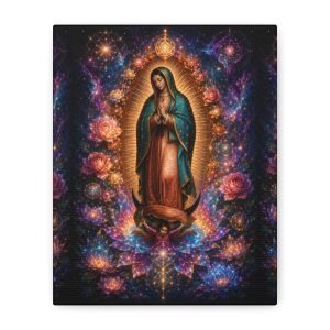 Cosmic Guadalupe Rose Canvas Print