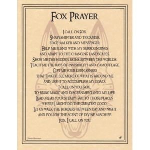 Fox Prayer Poster