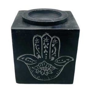 Square Hand Soapstone Oil Diffuser 3"
