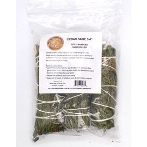 Cedar Smudge Stick 4" (Set of 3)