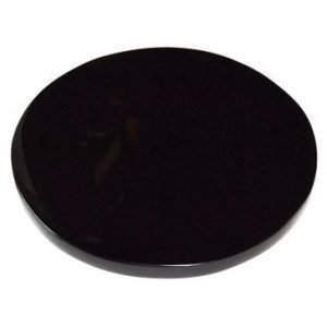 Black Obsidian Scrying Mirror 6"