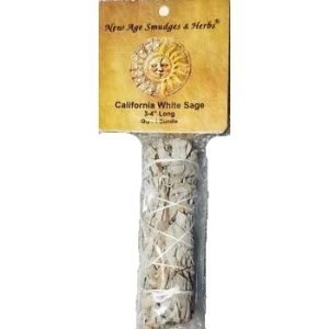 California White Sage Smudge Stick 3-4"