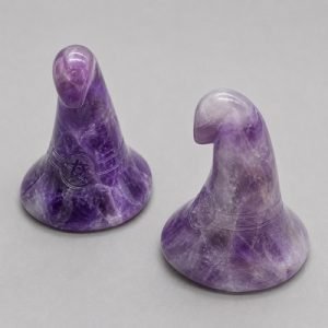 Witch's Hat Amethyst 1 3/4" (Set of 2)