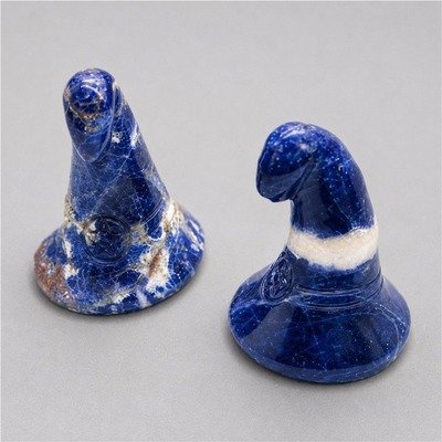 Witch's Hat Sodalite 1 3/4" (Set of 2)