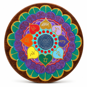 The Soul Wheel Mandala - Atman and Chakra Meditation Design